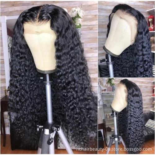 Direct Factory Deep Curly Lace Front Wig Cheap13x4 Cut Brazilian Bob Wigs